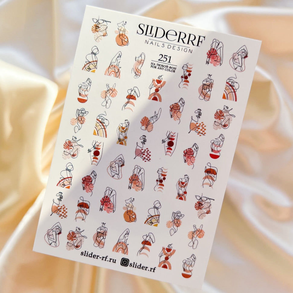 Sticker Design RF251 (Water-soluble stickers)