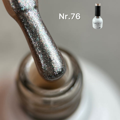 Lac & Go 3in1 UV-Lack (10ml) Glitter Symphony Nr. 76 (TPO-free)