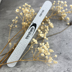 Ногтевая пилочка тонкая серая 100/100 от Trendnails