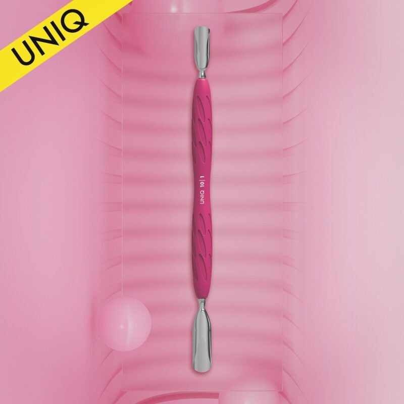Nagelhautschieber mit Silikongriff "Gummy" UNIQ 10 TYP 1 (breiter runder Schieber + schmaler runder Schieber)