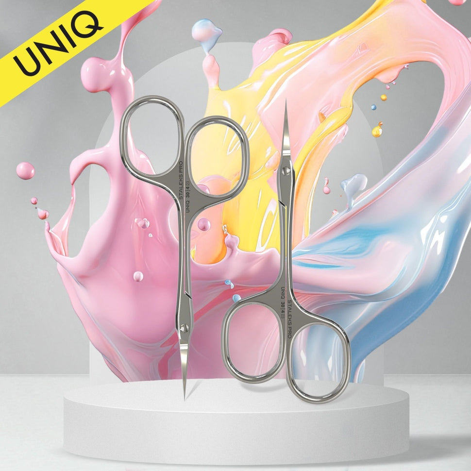 Professionelle Nagelhautschere "Asymmetric" UNIQ 30 TYPE 4