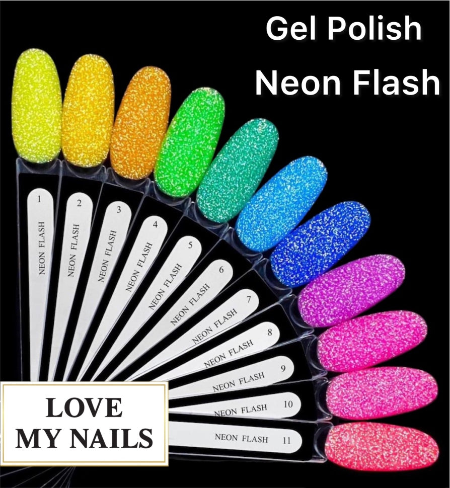 Гель-лак NEON FLASH коллекция (с отражением света) от Love My Nails, 5 мл
