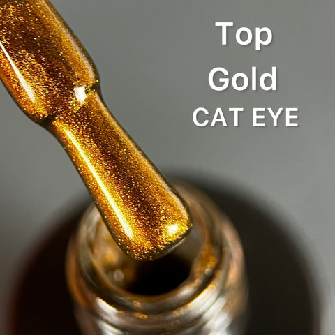 Top CAT EYE Gold (Glanzgel ohne Schwitzschicht) 8ml von NOGTIKA