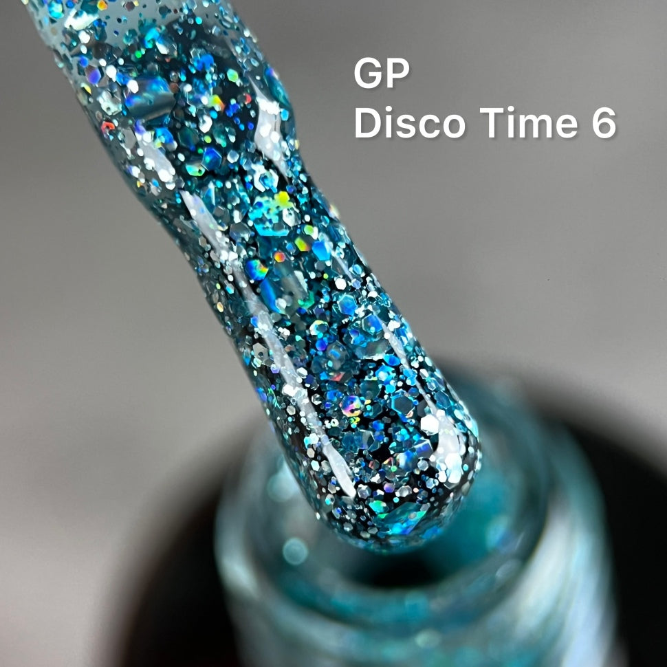Gel Polish Kollektion Disco Time in 6 verschiedenen Farben von NOGTIKA  (8ml)
