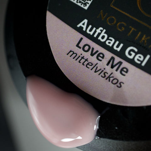 Selbstglättendes  Aufbau Gel 5-50ml (mittelviskos) von NOGTIIKA 'LOVE ME' Nr.2