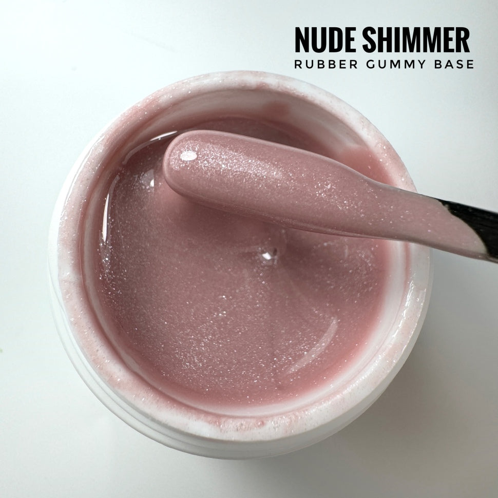 Камуфлирующая резиновая база 'Nude Shimmer' 5мл - 30мл