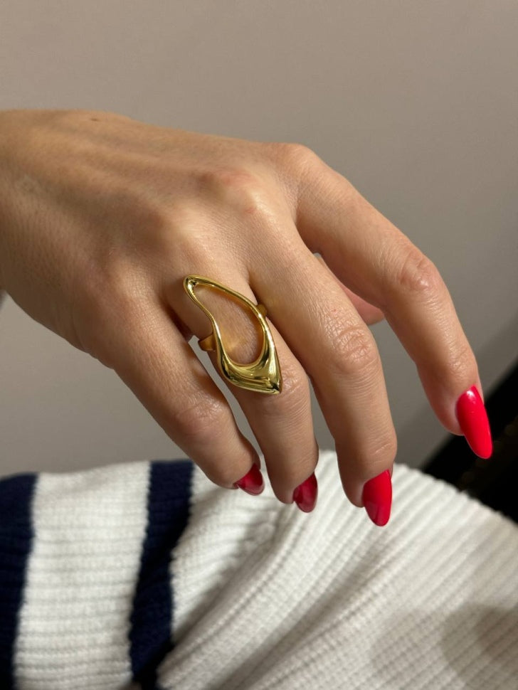 Anello da donna in oro n. 30 (adatto a tutte le taglie)