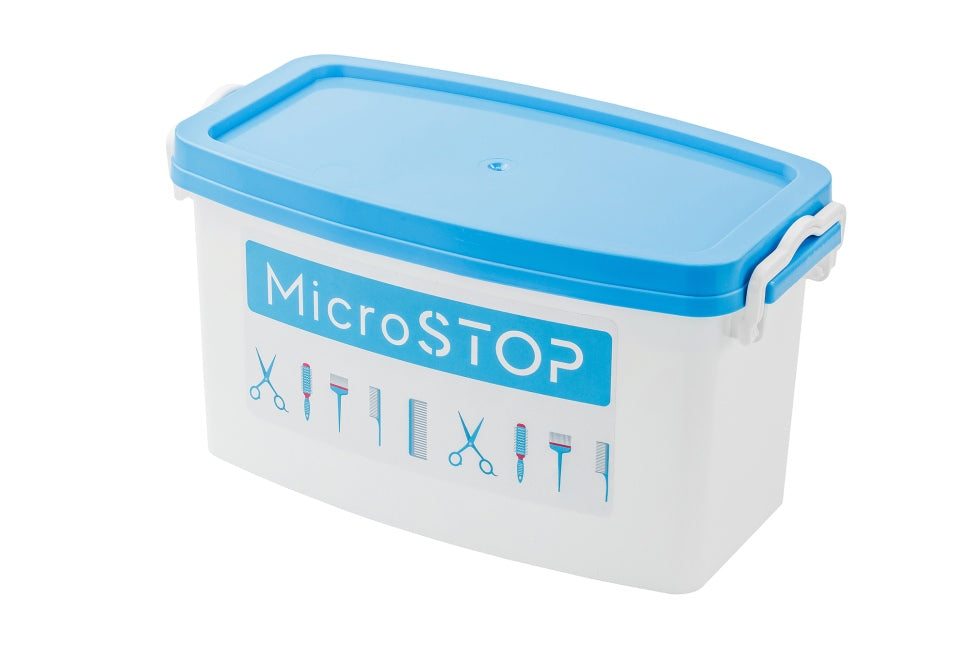 Casse per strumenti con griglia di inserimento per la disinfezione di MicroSTOP in diverse dimensioni