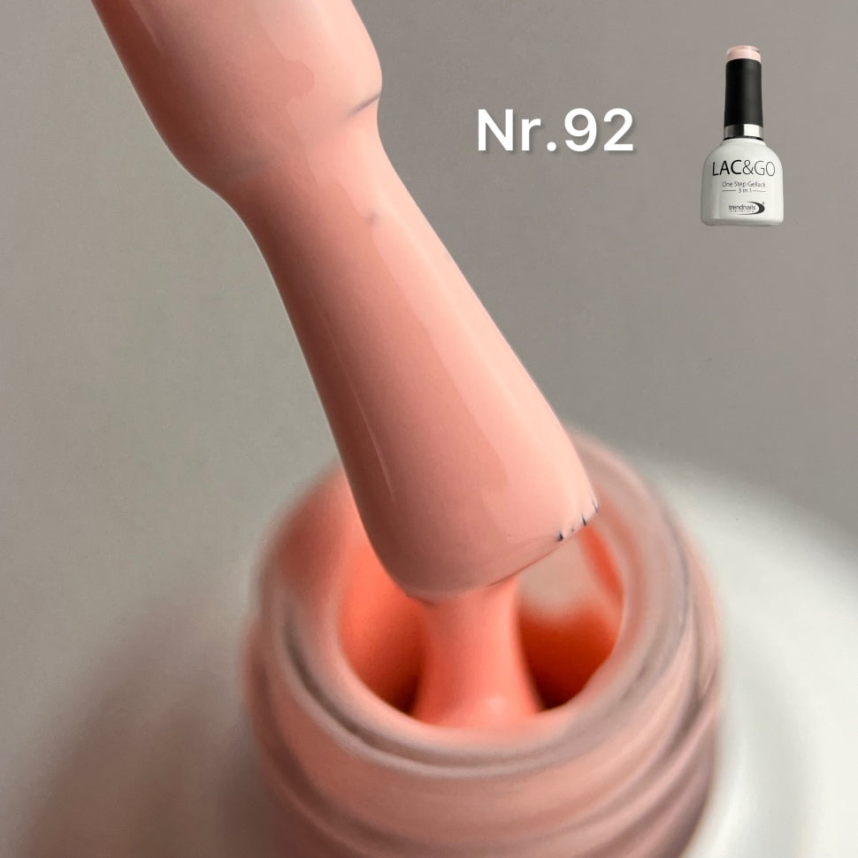 Lac & Go 3in1 UV-Lack (10ml)  Nr. 92  (TPO-free)