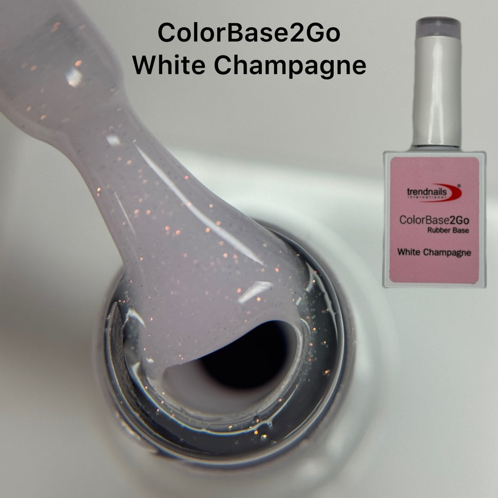ColorBase2Go – White Champagne 12ml von Trendnails