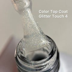 Color Top Coat Glitter Touch 4 NO WIPE 10ml di Love My Nails