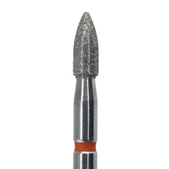 Fresa di diamante a forma di fiamma fine (rossa) misura 2,1 mm di KMIZ