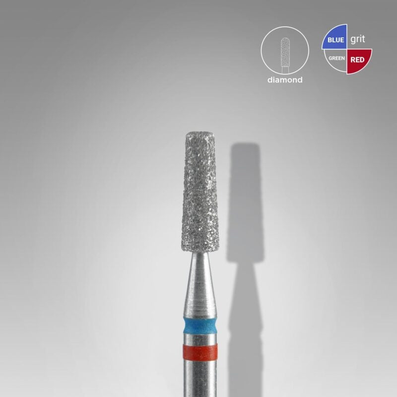 Fräseraufsatz Konus Diamant Bit DUO (blau-grün) 2,5mm Arbeitsteil 8mm von STALEKS
