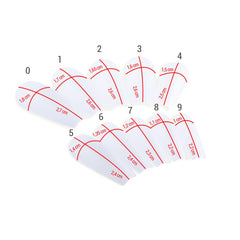 Tip-Beutel Gel X-tention Tips Square 100/500 Stk.