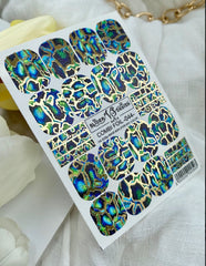 Slider con pellicola (adesivi solubili in acqua) di VS Nails 44 COMBI FOIL