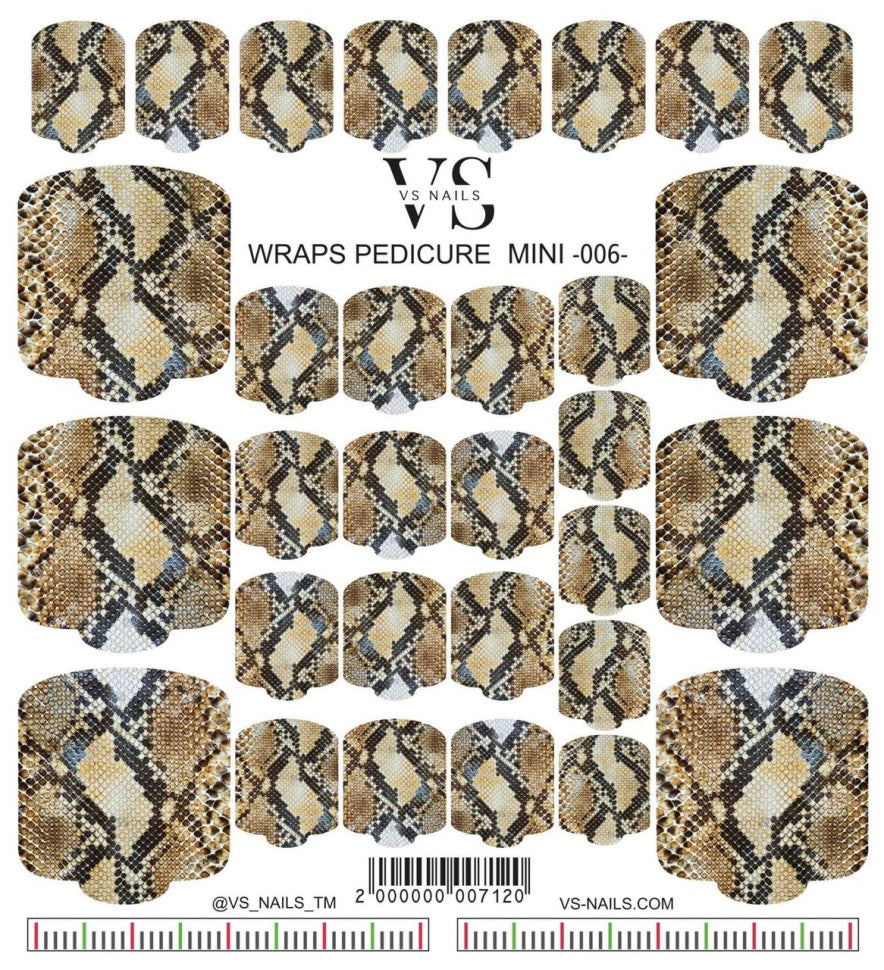 Wrap per pedicure mini 06 di VS Nails