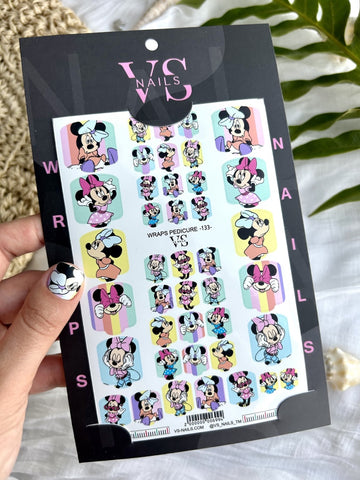 Wrap für Pediküre Maxi 133 von VS Nails