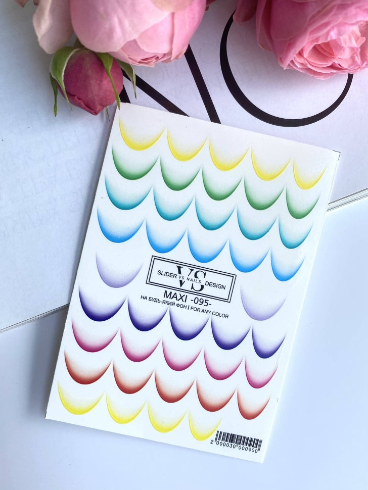 Slider maxi (adesivi sciolti in acqua) 95 di VS Nails