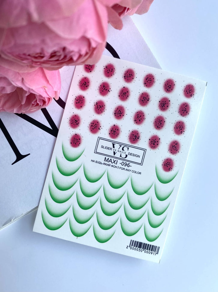 Slider maxi (adesivi rimovibili ad acqua) 96 di VS Nails