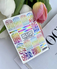 Slider con pellicola (adesivi solubili in acqua) di VS Nails 98 COMBI FOIL