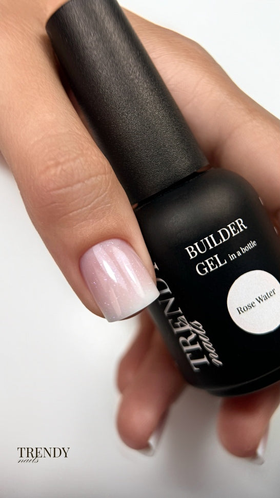 Builder Gel в бутылке Rose Water (с шиммером) от Trendy Nails 15 мл / 30 мл (саморазравнивающийся)