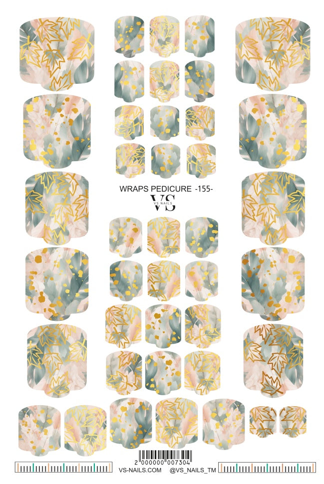 Wrap für Pediküre Maxi 155 von VS Nails
