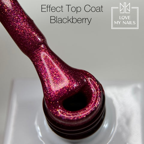 Effect Top Coat Blackberry CT-99 NO WIPE 10ml von Love My Nails