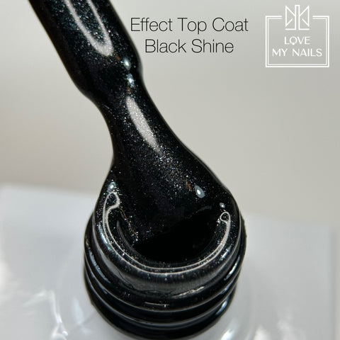 Effect Top Coat Black Shine CT-112 NOWIPE 10ml von Love My Nails