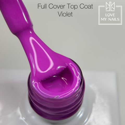 Full Cover Top Coat Violet CT-87 NO WIPE 10ml von Love My Nails (Halb-Matt)