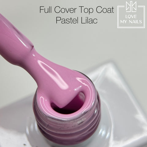 Full Cover Top Coat Pastel Lilac CT-81 NO WIPE 10ml von Love My Nails