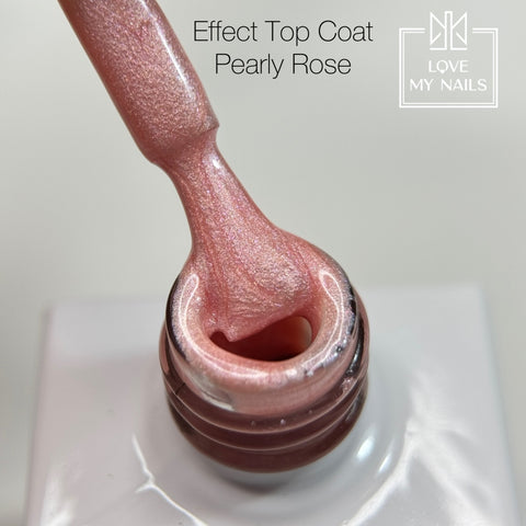 Effect Top Coat Pearly Rose CT-97 NO WIPE 10ml von Love My Nails