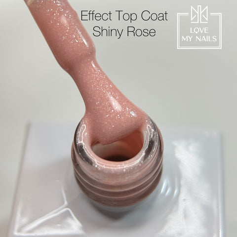 Effect Top Coat Shiny Rose CT-100 NO WIPE 10ml von Love My Nails