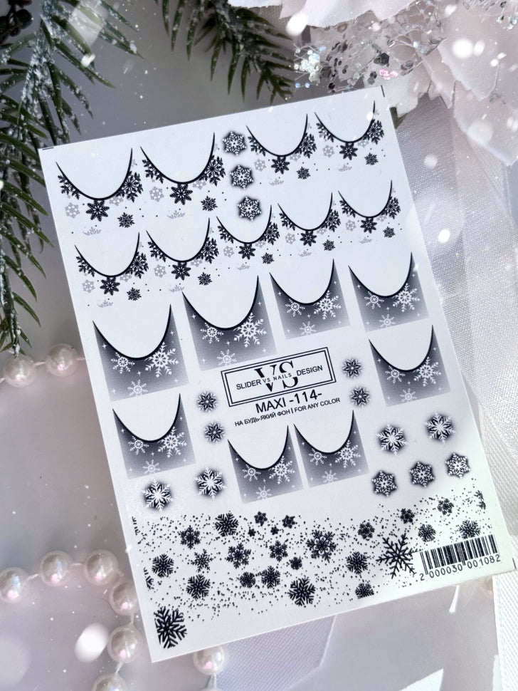 Slider maxi (adesivi dissolvibili in acqua) 114 di VS Nails