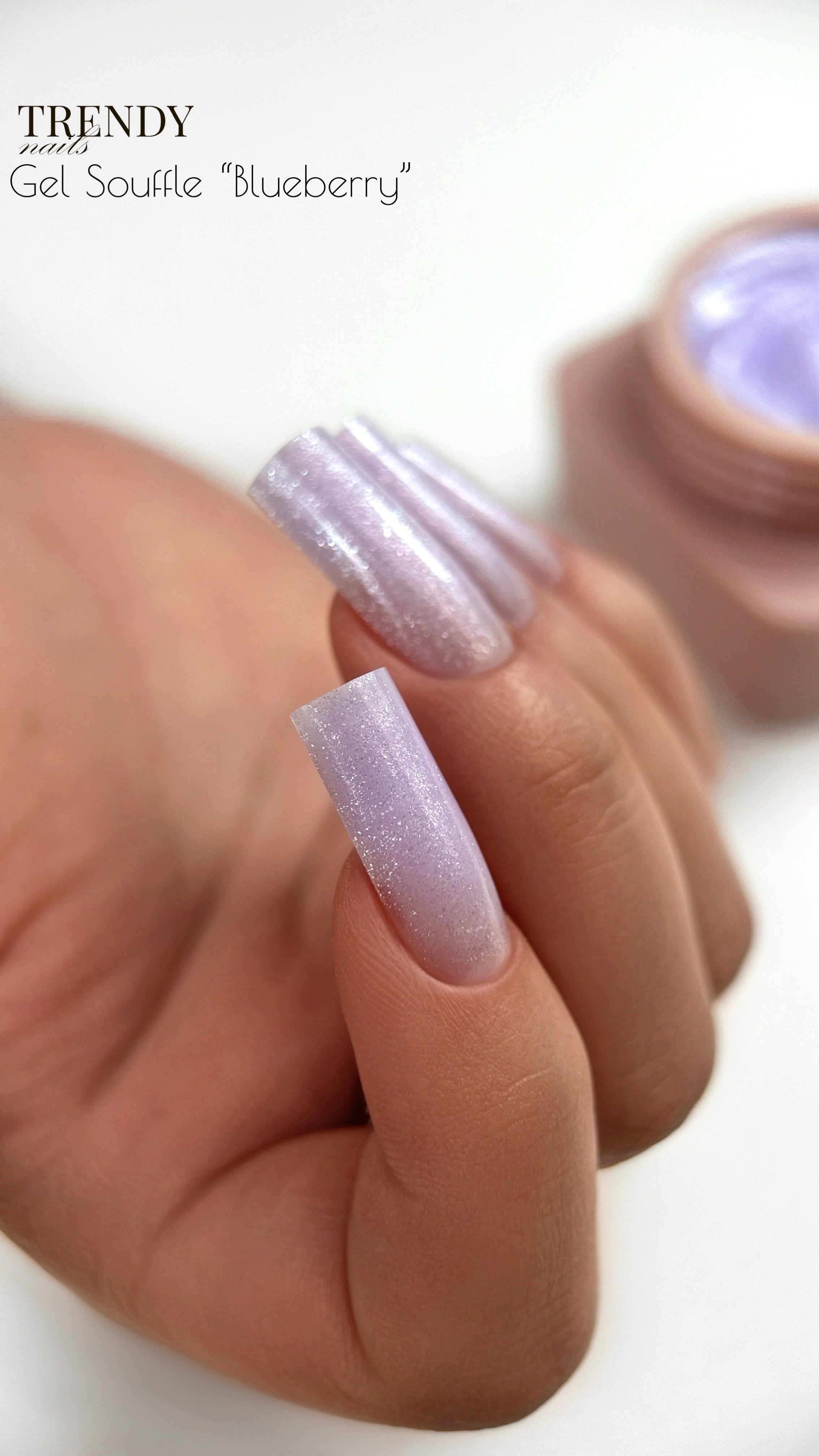 UV/LED Gel SOUFLE  „Blueberry" TPO Free von Trendy Nails (15ml) (TPO/HEMA-free)