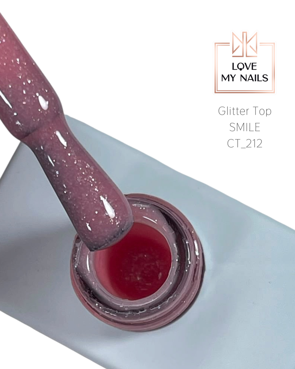 Color Top Coat SMILE 12ml von Love My Nails (HEMA/TPO-free)