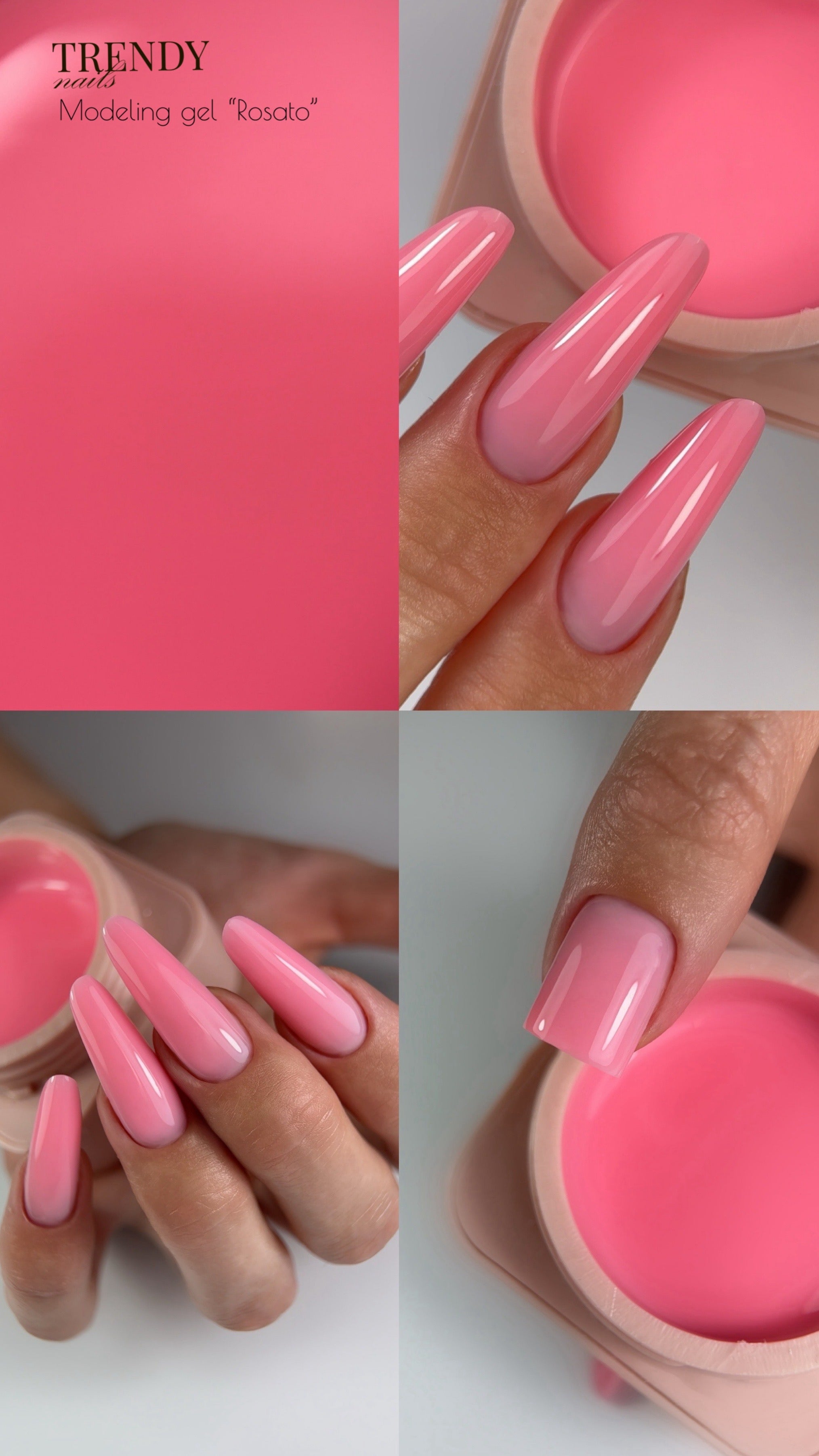 Modeling Gel Rosato (15ml/30ml) (TPO/HEMA-Free)