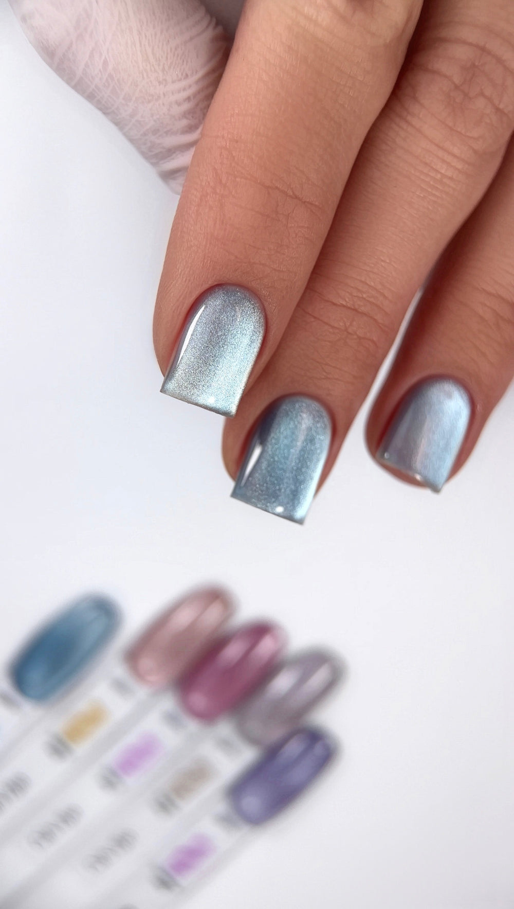 Cat Eye Gel Polish Gummy Bear "Aqua Teddy" 5ml/10ml von Trendy Nails (TPO/HEMA-free)