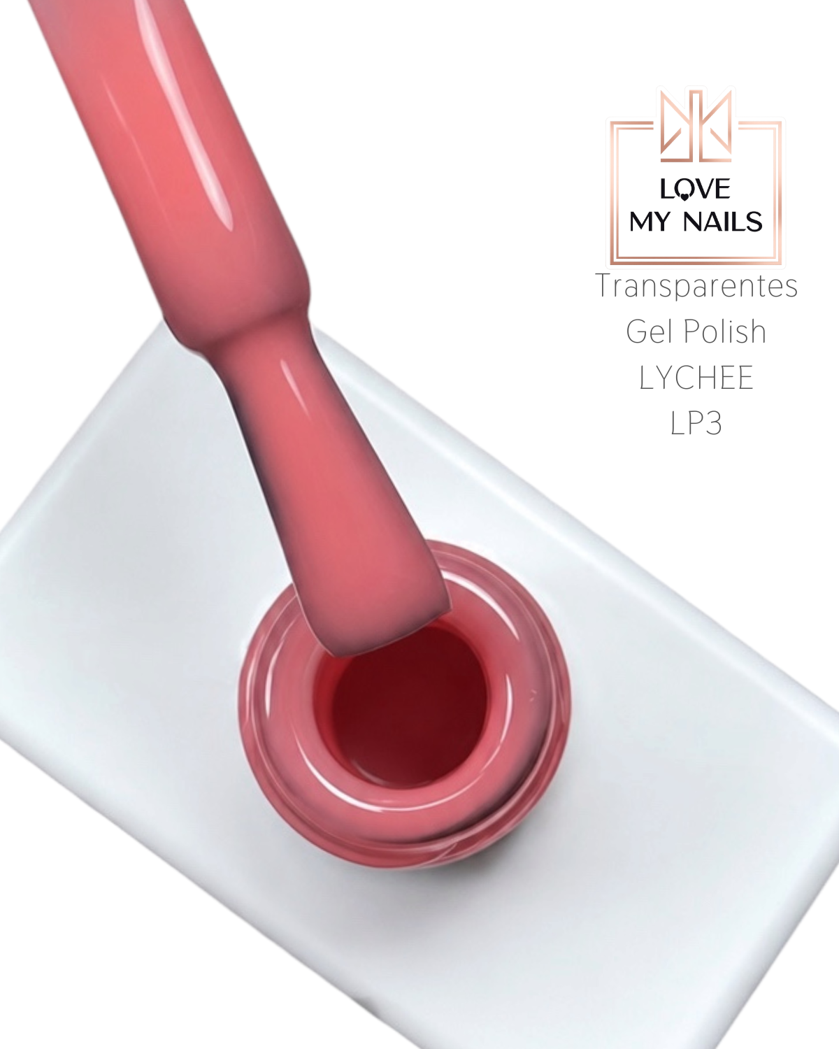 Transparentes Gel Polish "Lychee" SYRUP Collection 12ml