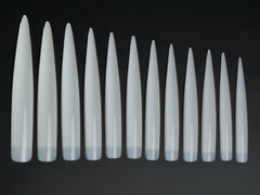 Presentation tips Stiletto 10pcs. natural long