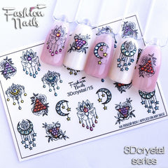 Sticker Design 3D Crystal No. 15 (Water-soluble stickers)