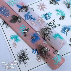 Design di adesivi 3D Crystal Nr. 28 (Adesivi a base d'acqua)