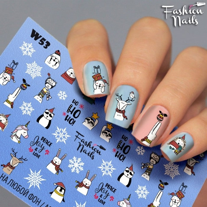 Sticker Design W53 (Water-soluble stickers)