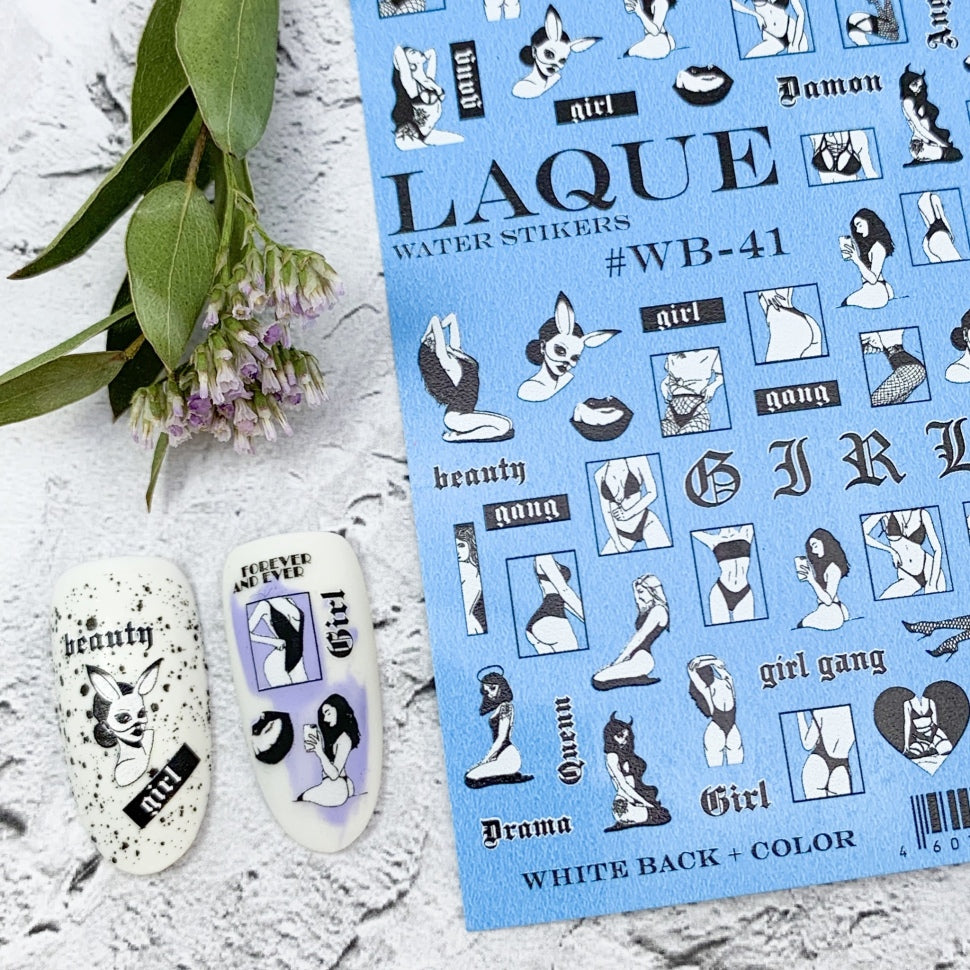 Sticker Design WB41 (Water-soluble stickers)
