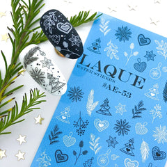Design ad adesivo AE53 di LAQUE (adesivi solubili in acqua) motivi invernali