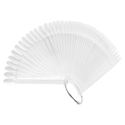 Display per anelli (cartella colori) 50 pz. Forma mandorla trasparente