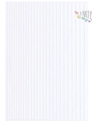 Striscia adesiva allungabile bianca LAQUE