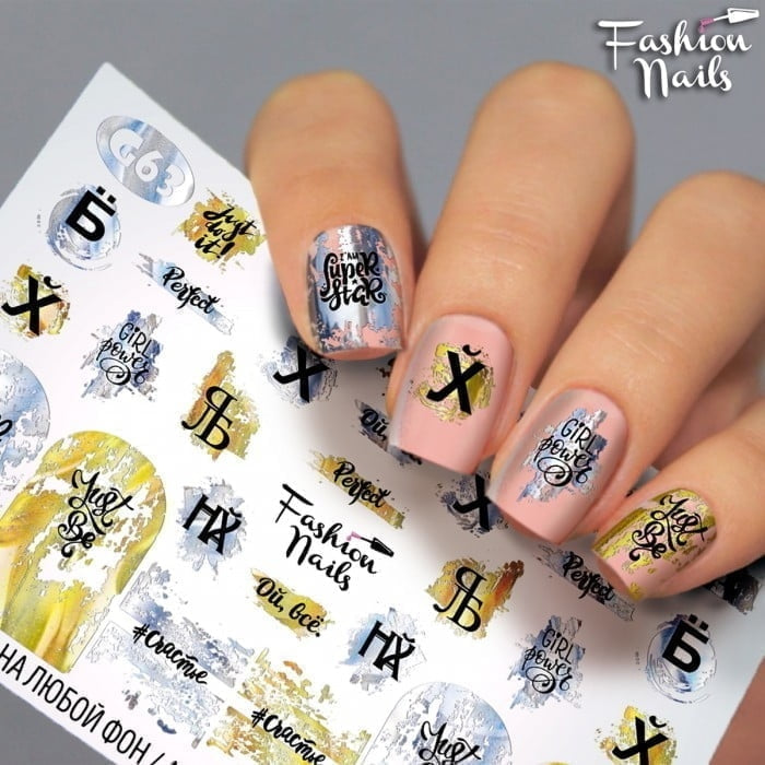 Sticker Design (Water-soluble Stickers) G63