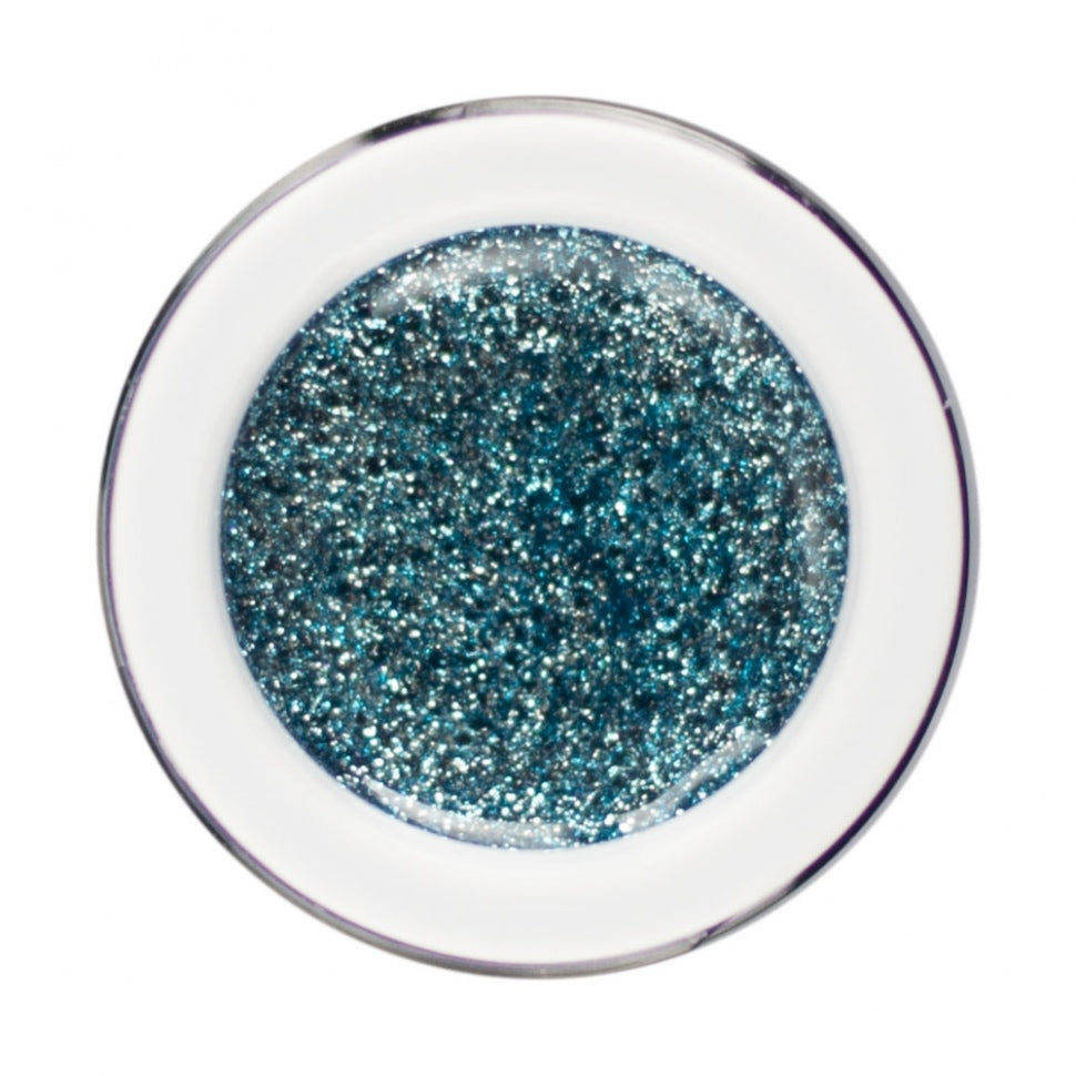 Glittergel von Mr. Stilett "Türkis Fine" 5ml
