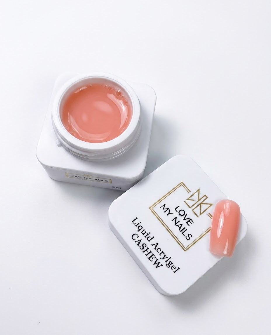 Liquid Acrylgel CASHEW 5-60ml  selbstglättend und hart TPO/HEMA-Free