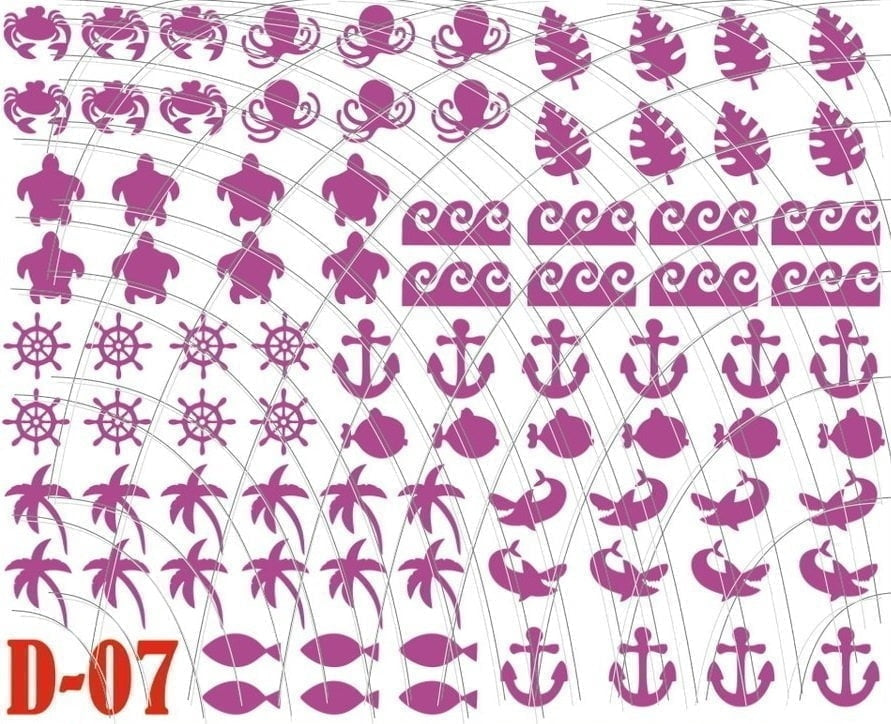 Stencil per riprodurre motivi delicati